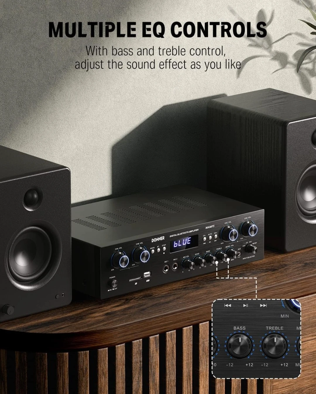 Donner MAMP5 Digital Bluetooth Amplifier - photo 5