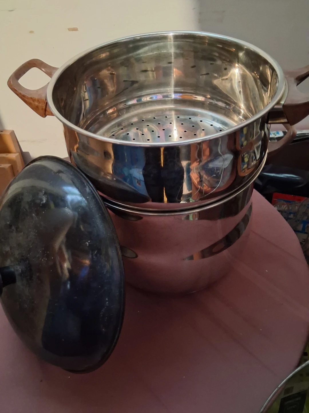 Stainless Steel double boiler Pot