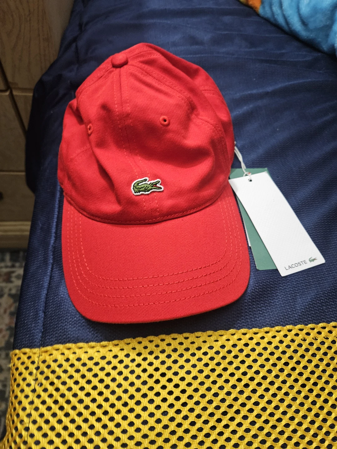 Lacoste Red Baseball Cap - photo 2