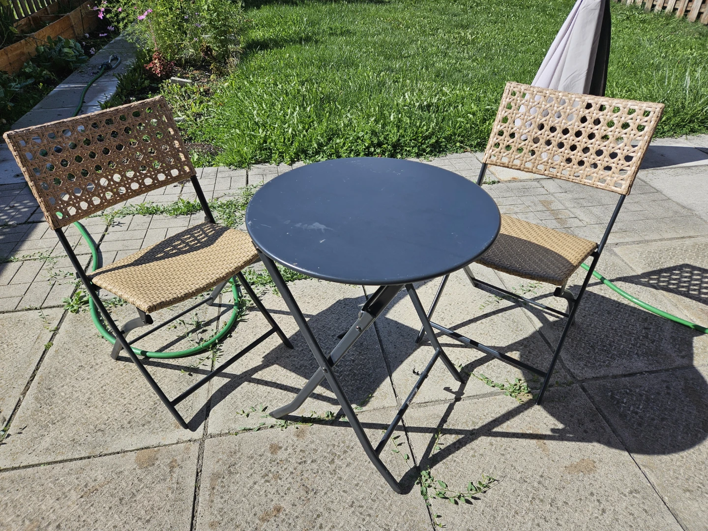 StyleWell 3-Piece Bistro Set - Graphite Finish