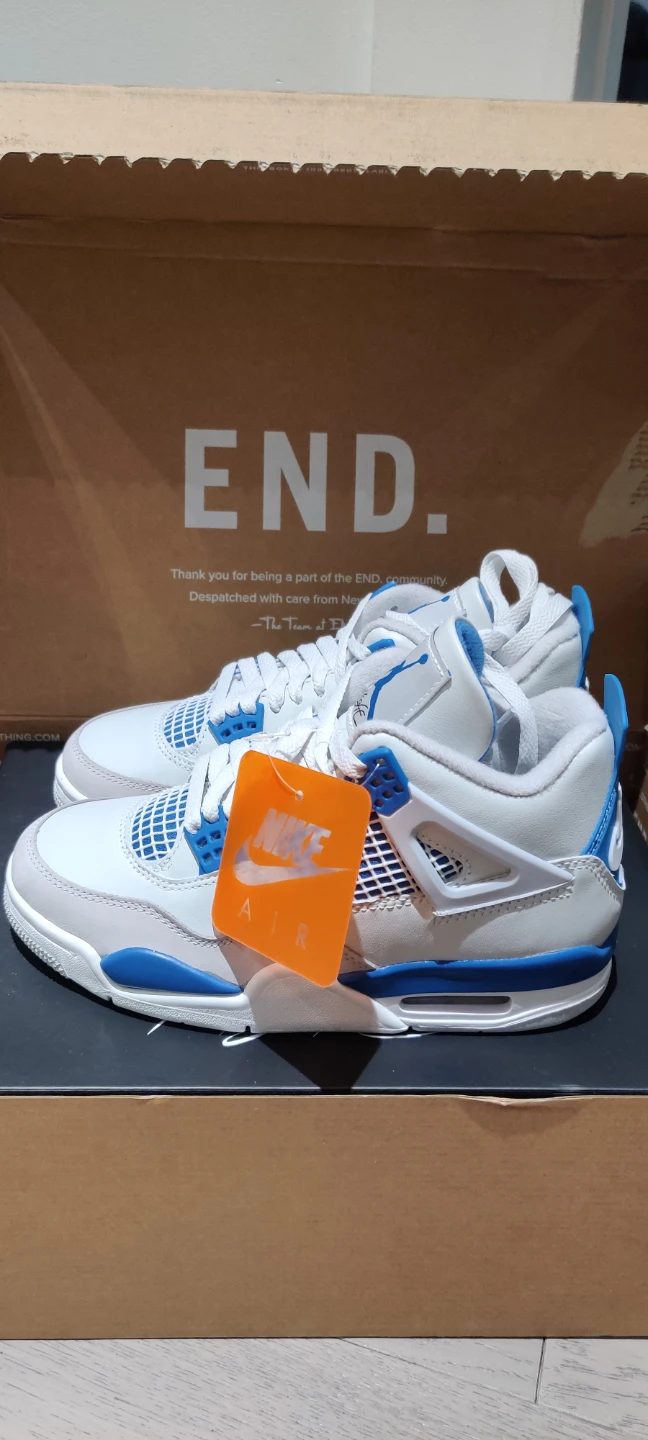 Air Jordan 4 Retro Military Blue AJ4 / Size 4M 5.5W - photo 5