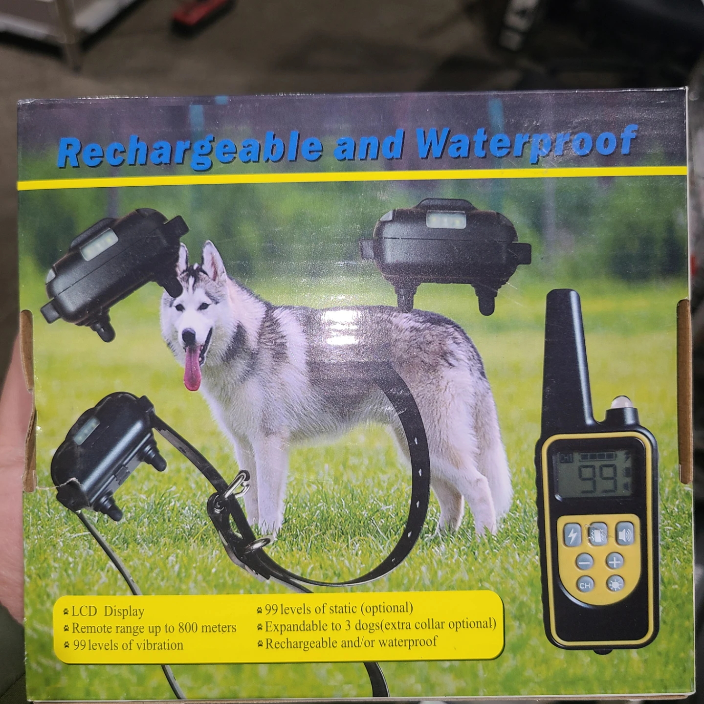 LttRbx Rechargeable & Waterproof Dog Training Collar System