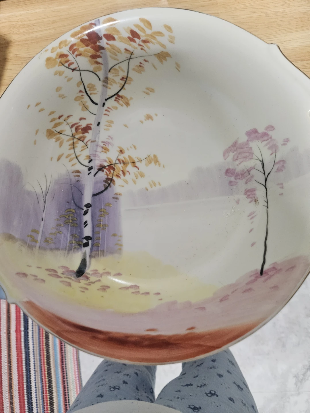 Hand Painted Nippon Porcelain Plate