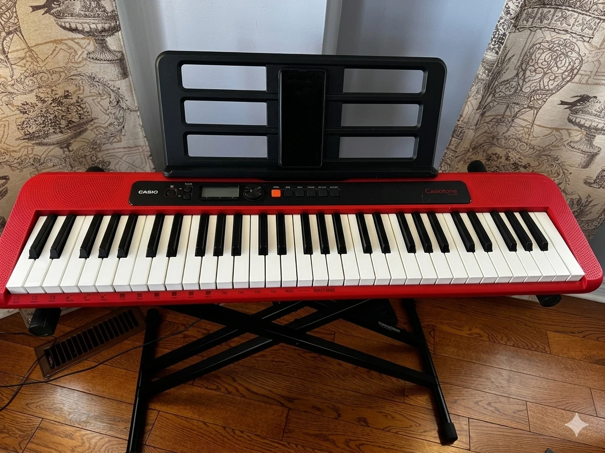 Casio Casiotone CT-S200 Red Digital Keyboard - photo 2