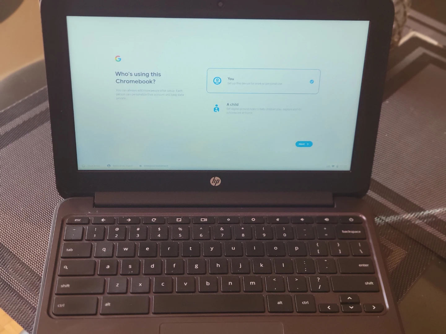 HP Chromebook