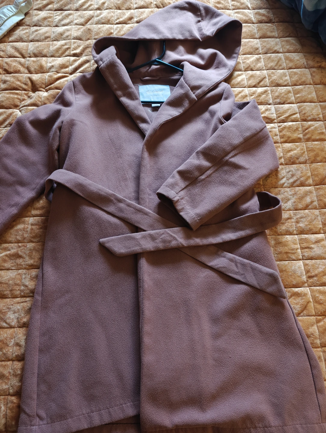 RSVMPD Outerwear Hooded Coat in Dusty Rose - photo 4