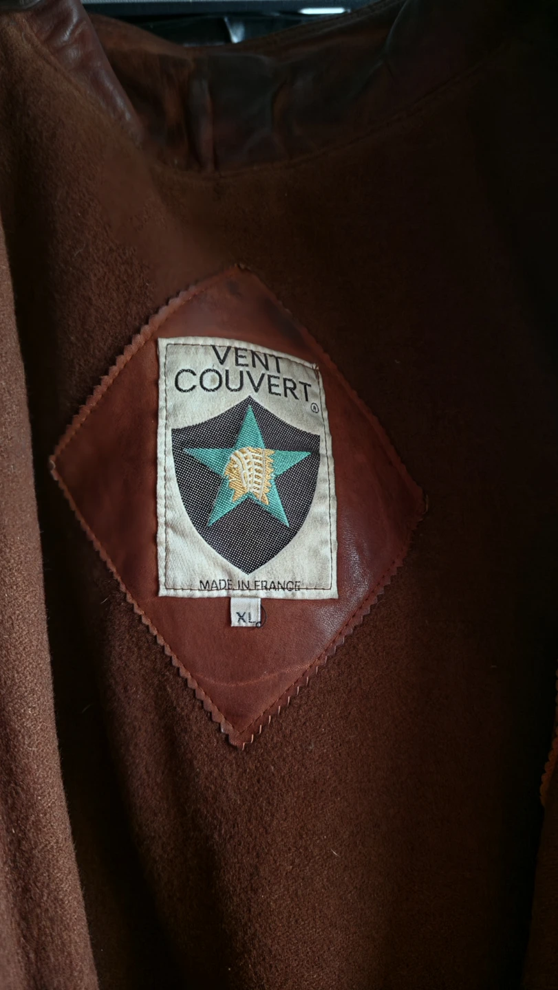 Vent Couvert Brown Leather Jacket - XL - photo 4