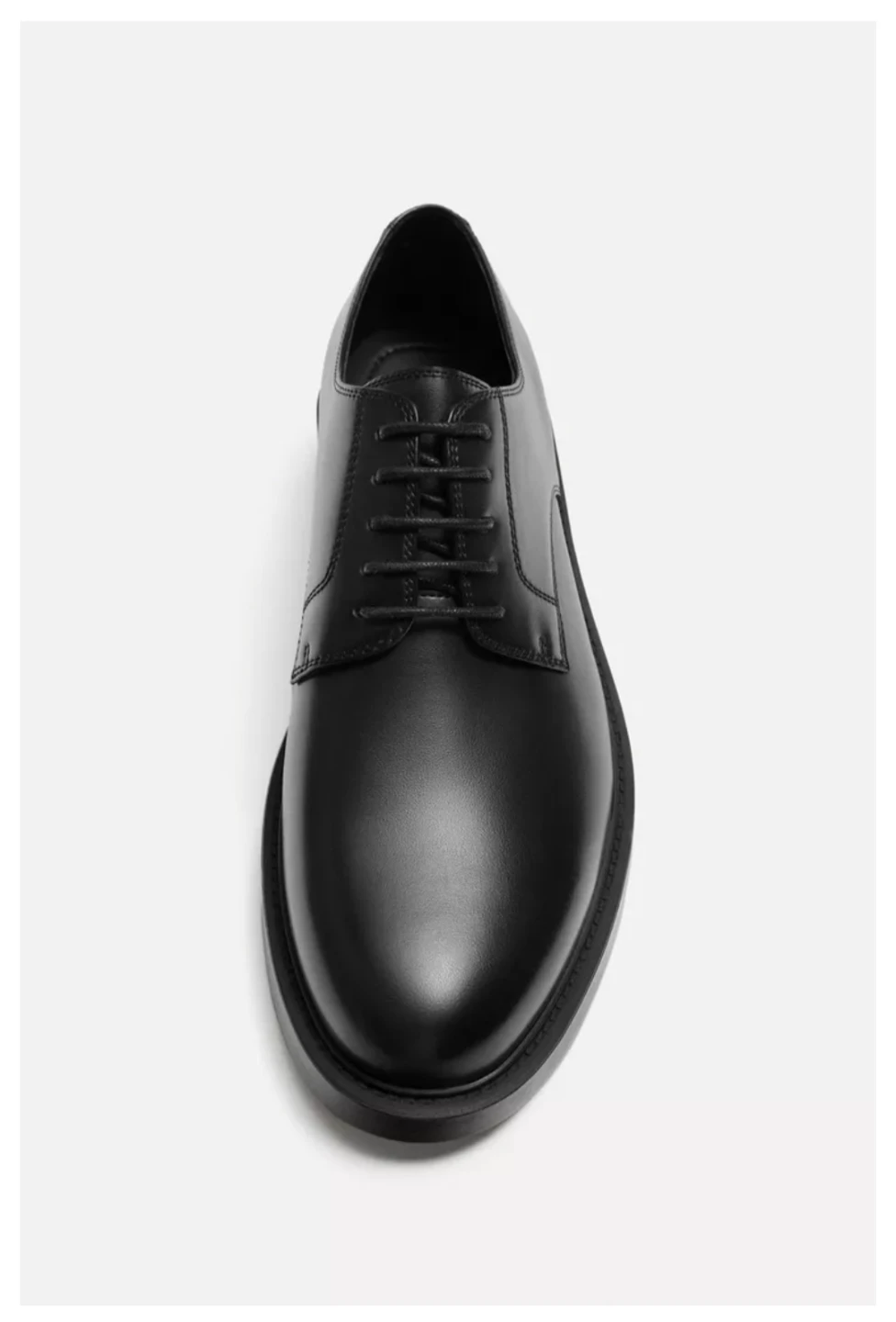 Zara Man Derby Dress Shoe - Black Size 47 - photo 4