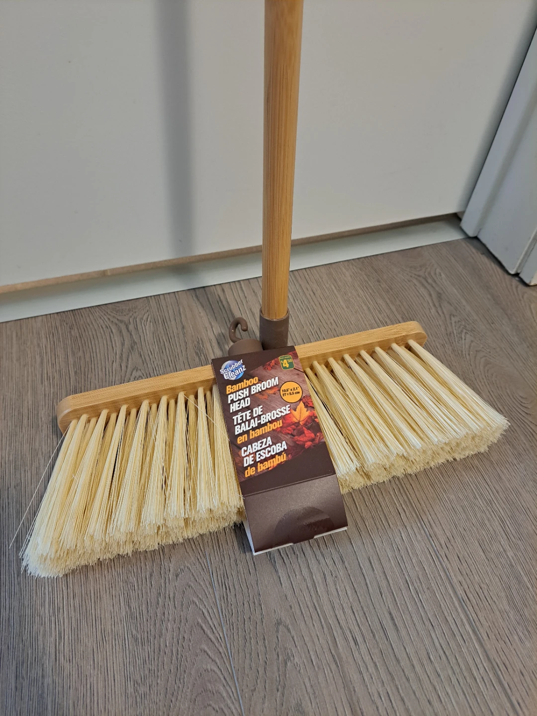 Scrubber Cleanz Bamboo Push Broom - photo 3
