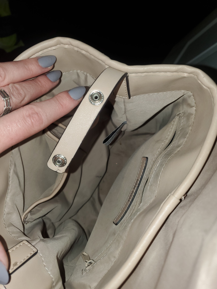 Nine West Beige Faux Leather Backpack - photo 4