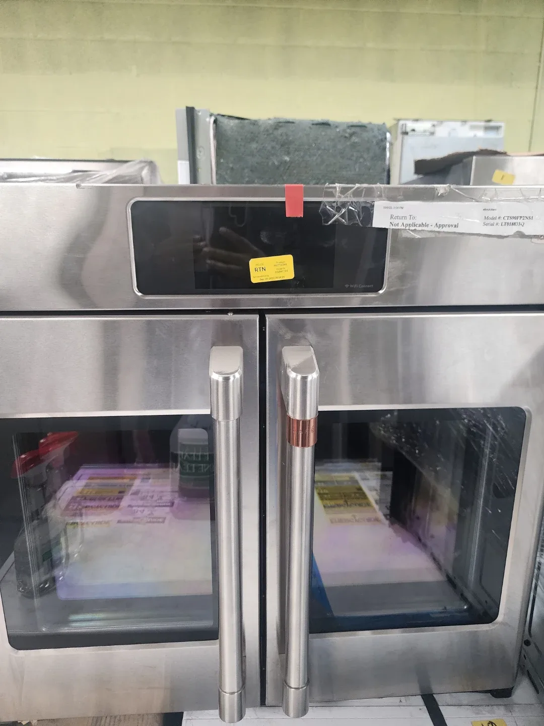 Cafe Stainless Steel Double Wall Oven