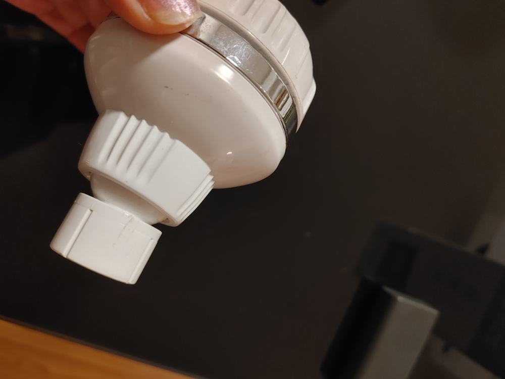 White 3-Setting Shower Head - photo 3