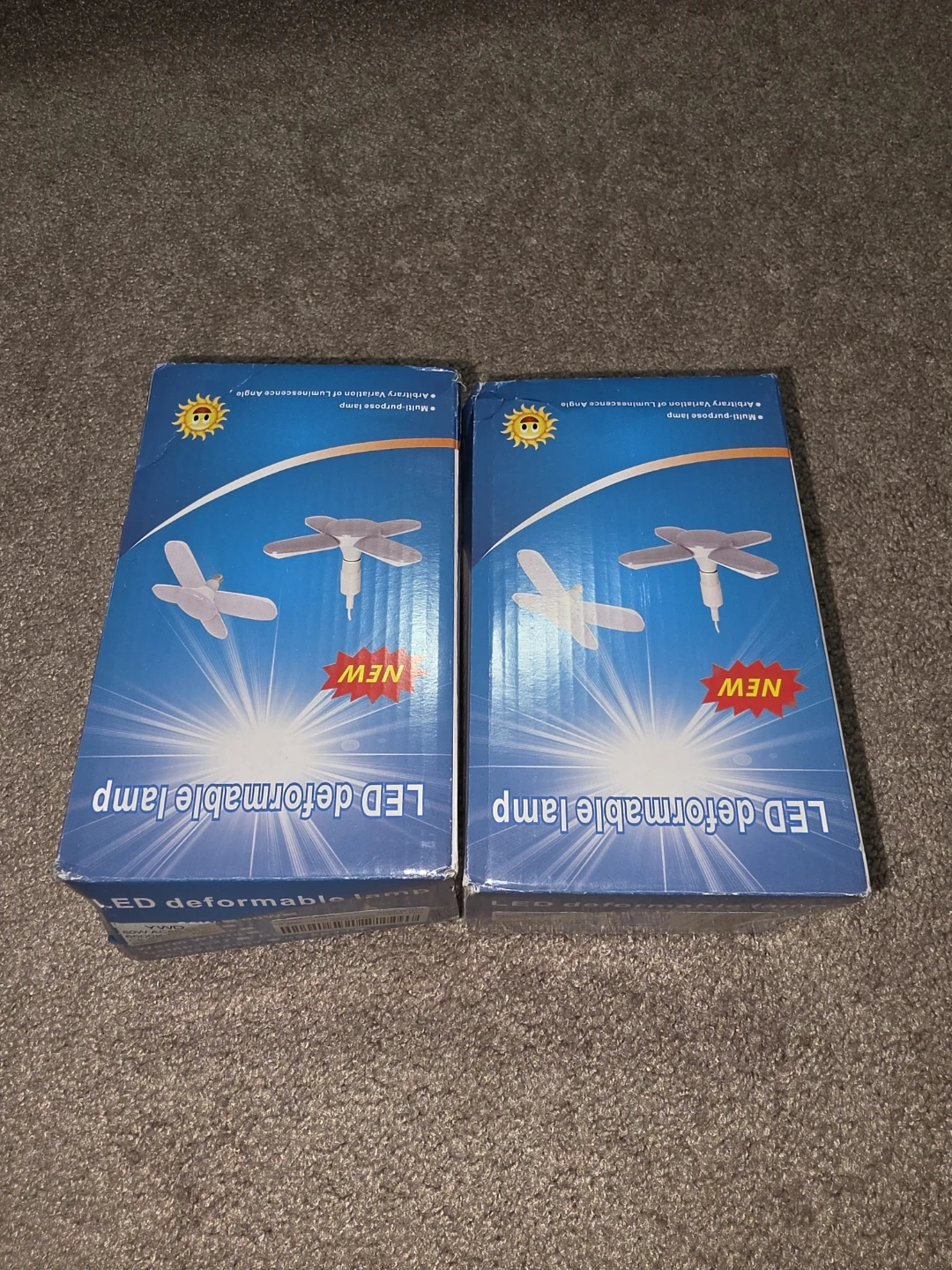 Set of 2x LED Lamps  - 60W (Motion Sensor Garage Light) - photo 2