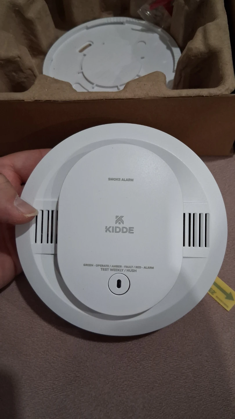 Smoke Alarm, 10-Year Battery Powered Included, NEW