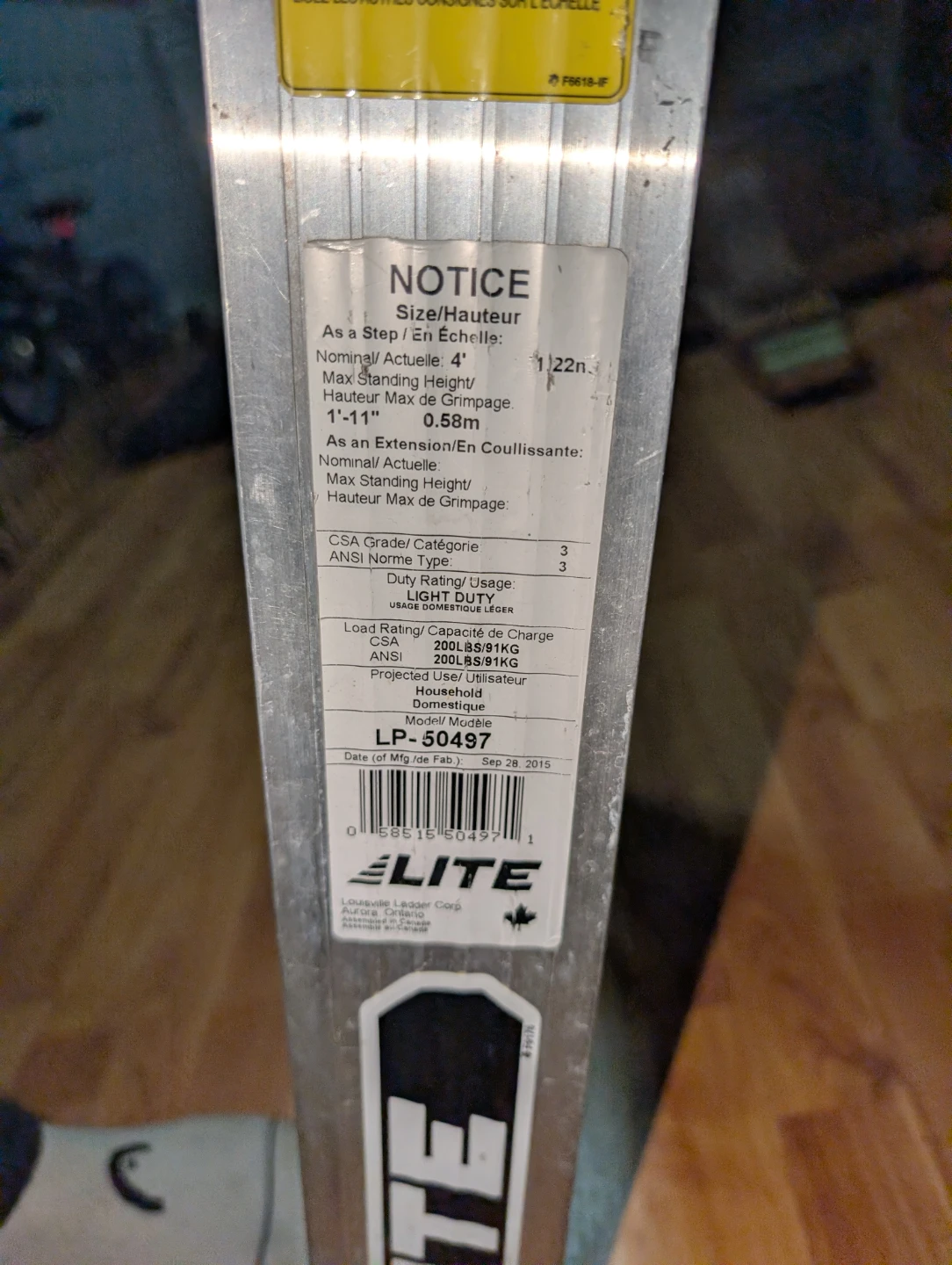 LITE LP 50497 Step Ladder - photo 3