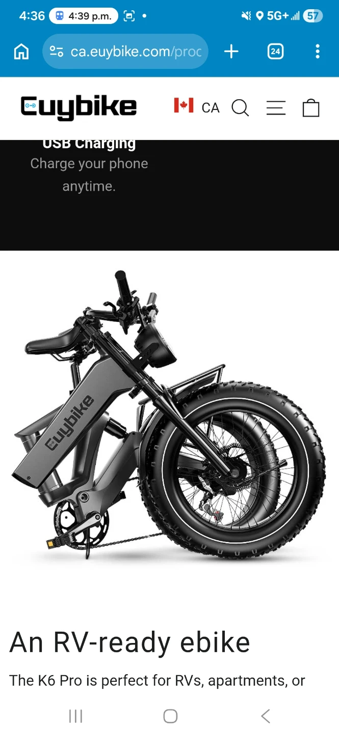 Cuyibike K6 Pro Fat Tire Electric Bike - photo 2