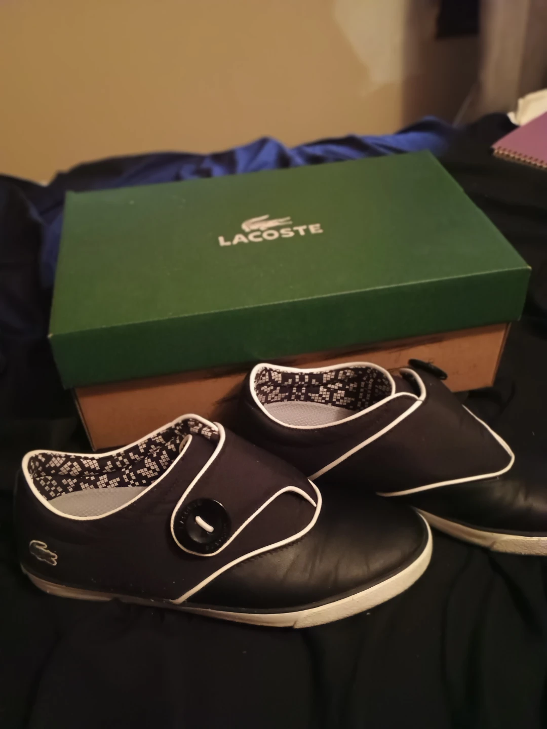 Lacoste Black Women's Shoes with White Trim - photo 3