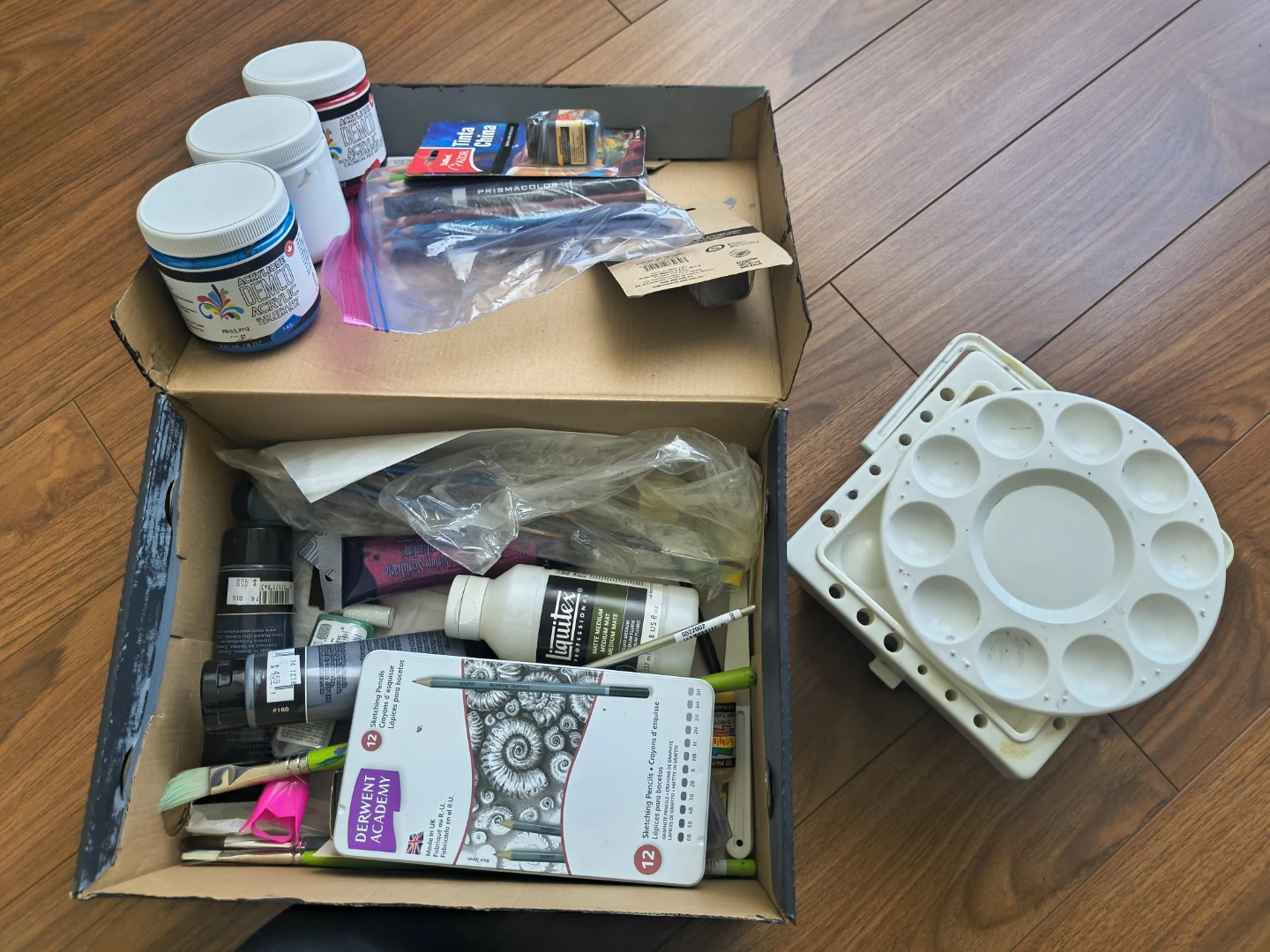 Art Supply Haul with Carrying Case