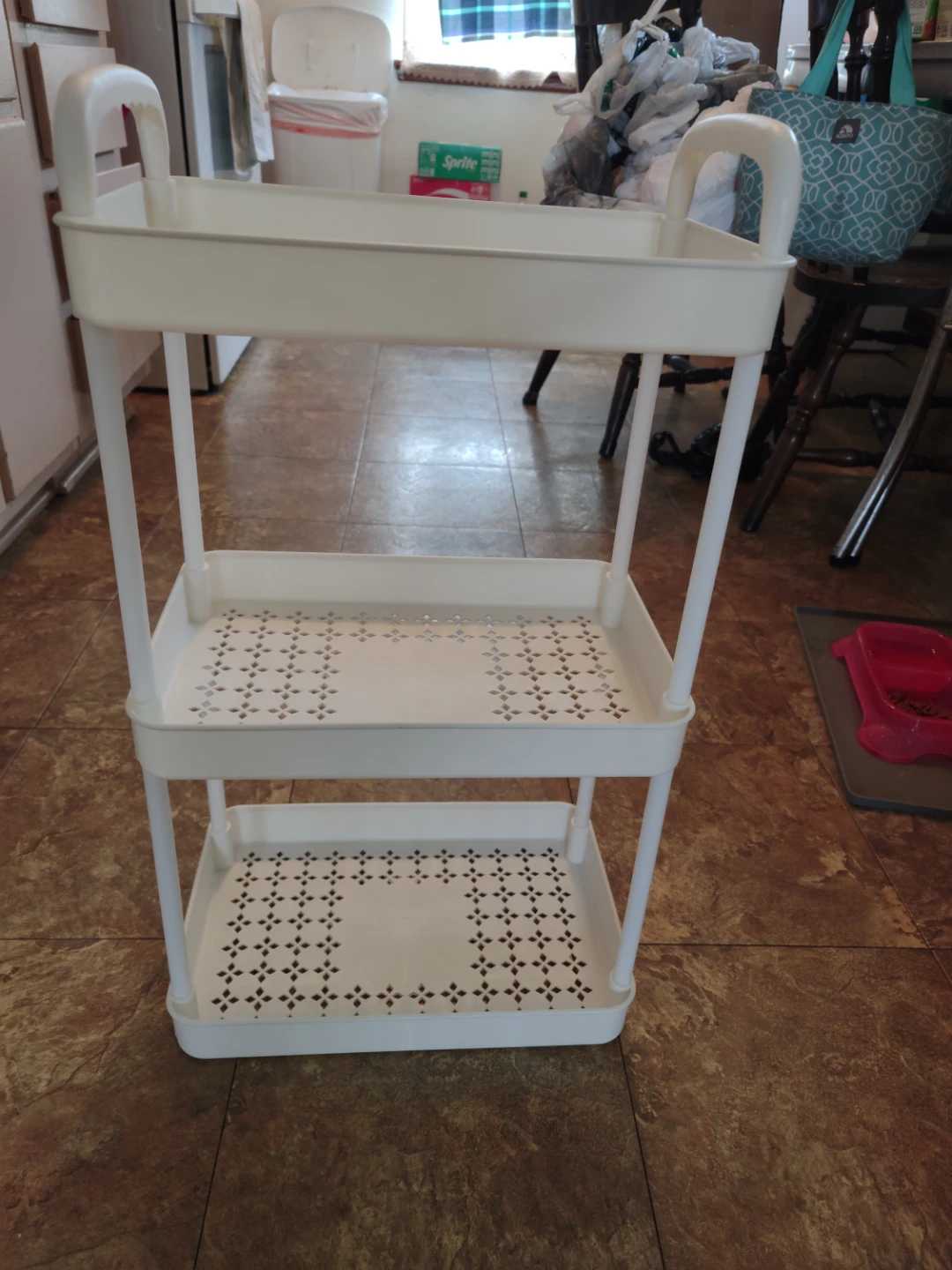 Plastic 3 Tier cart no wheels