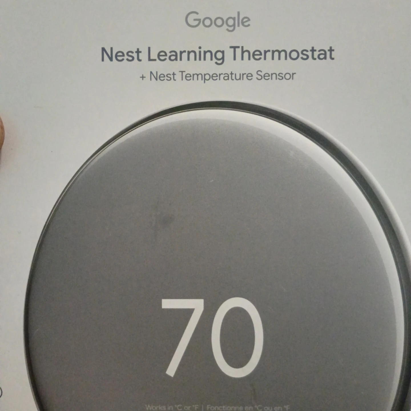 Google Nest Learning Thermostat + Nest Temperature Sensor