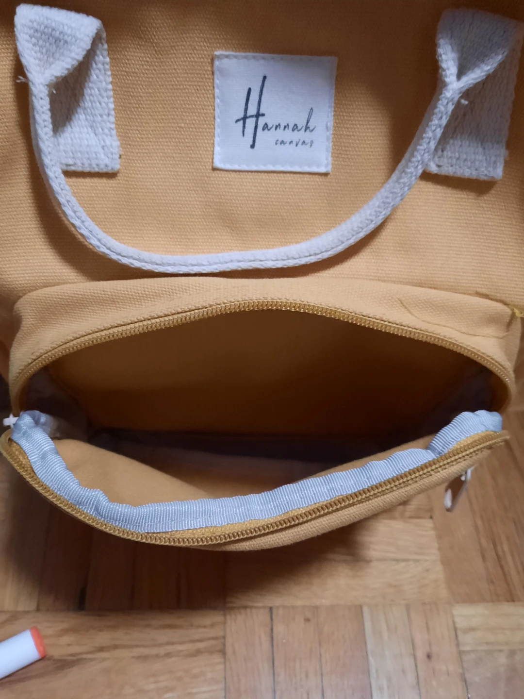 Hannah Canvas Backpack - Yellow - photo 4