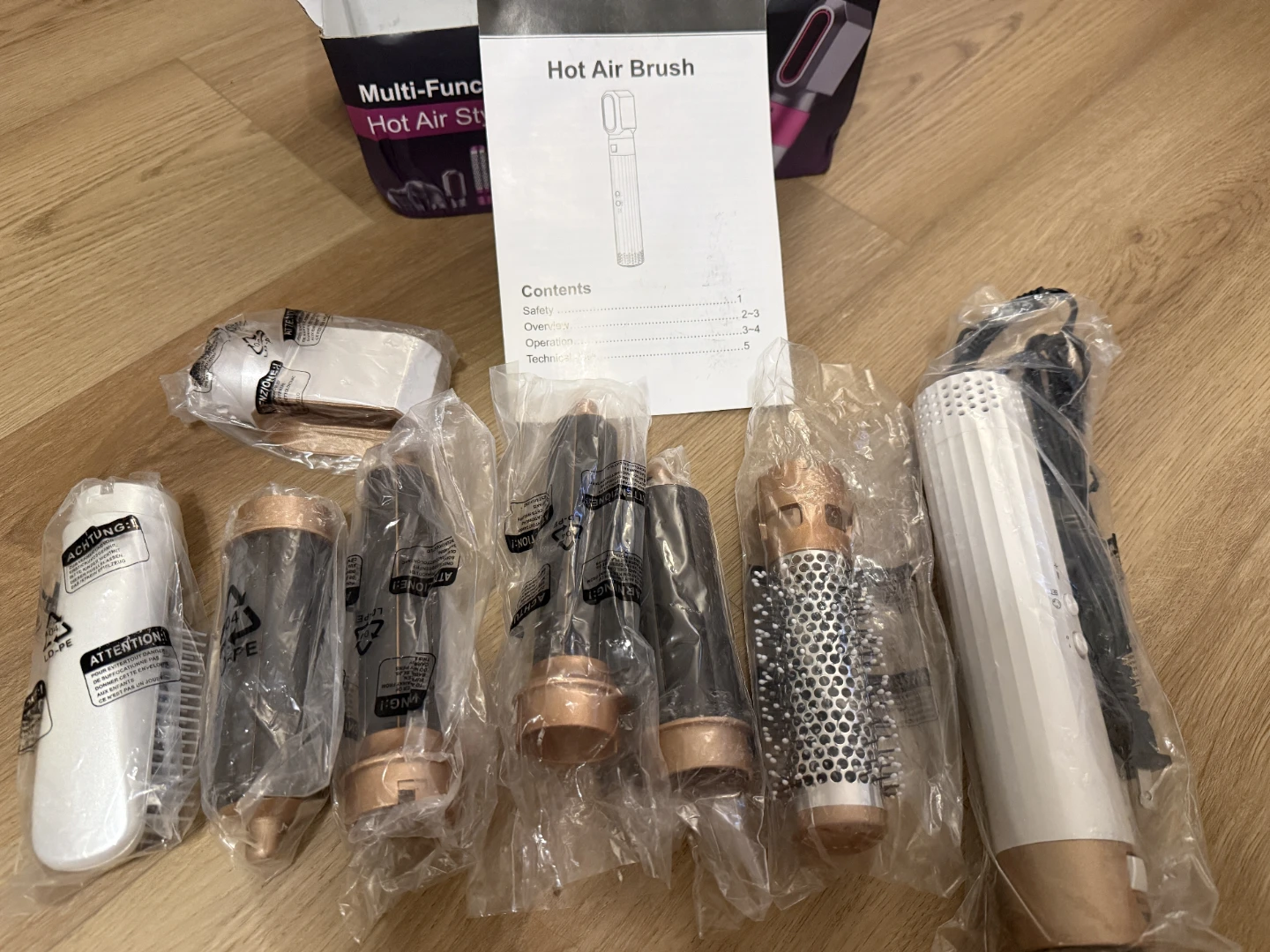 (New) 7 in 1 Multi-Function Hot Air Styler Set - photo 5