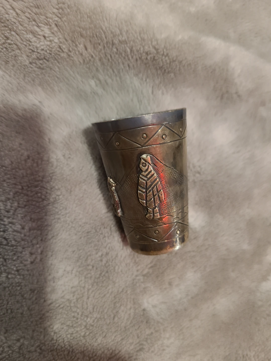 Vintage Sterling Silver Shot Glass - Peru - photo 2