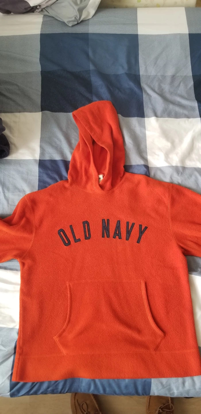 Orange Old Navy Fleece Hoodie - photo 3
