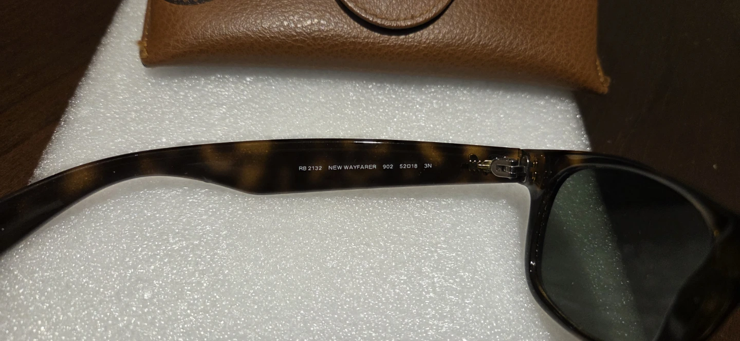 Ray-Ban RB 2132 New Wayfarer Sunglasses Tortoise Shell - photo 4