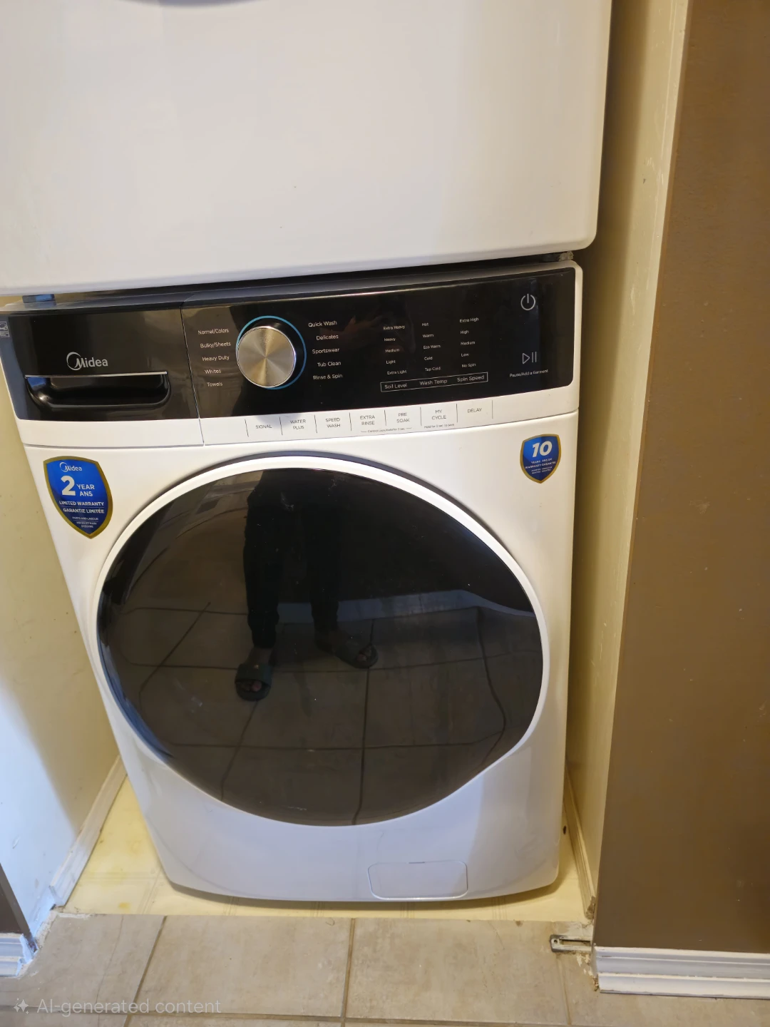 Midea Stackable Washer and Dryer Set - photo 3