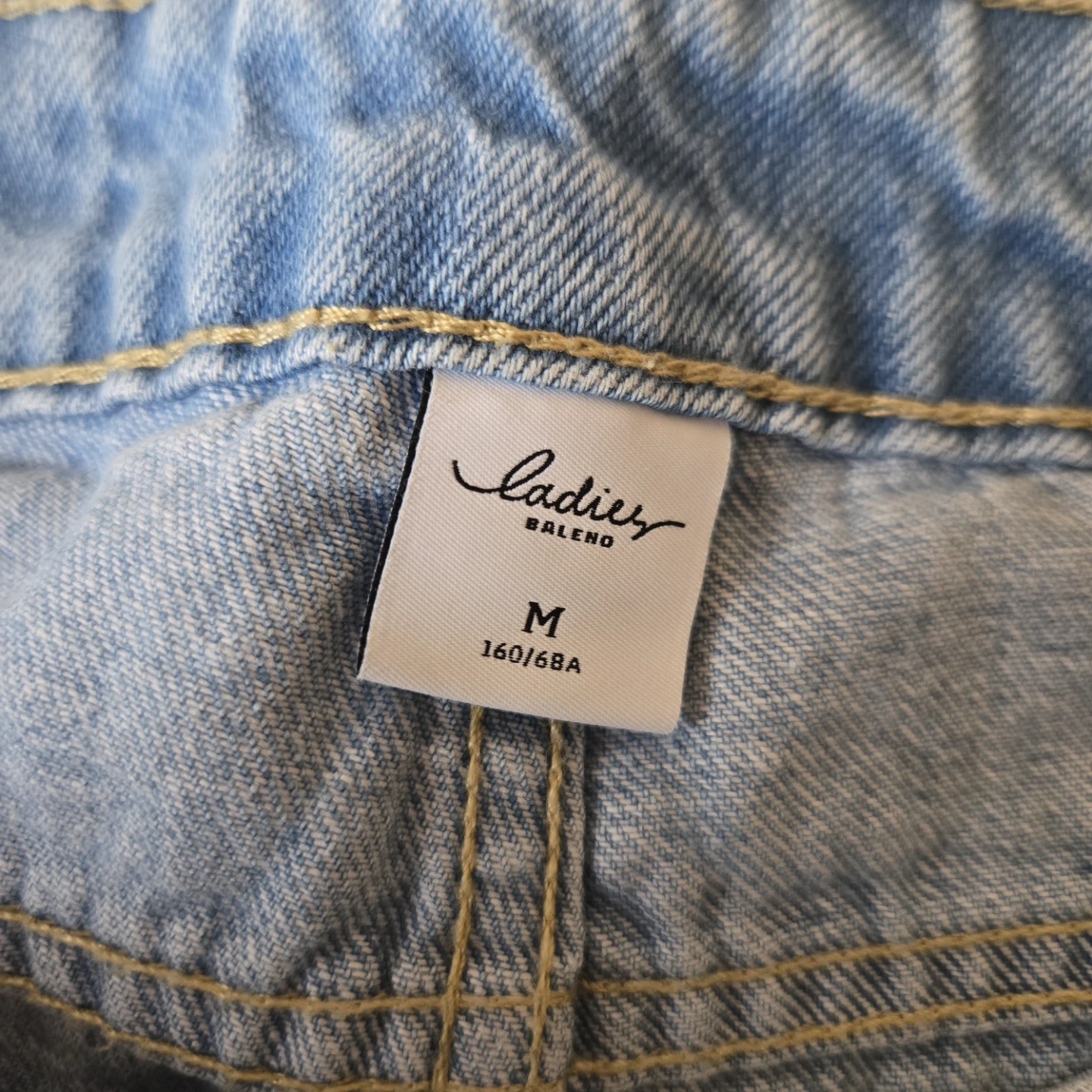 medium wash high rise denim shorts - photo 3