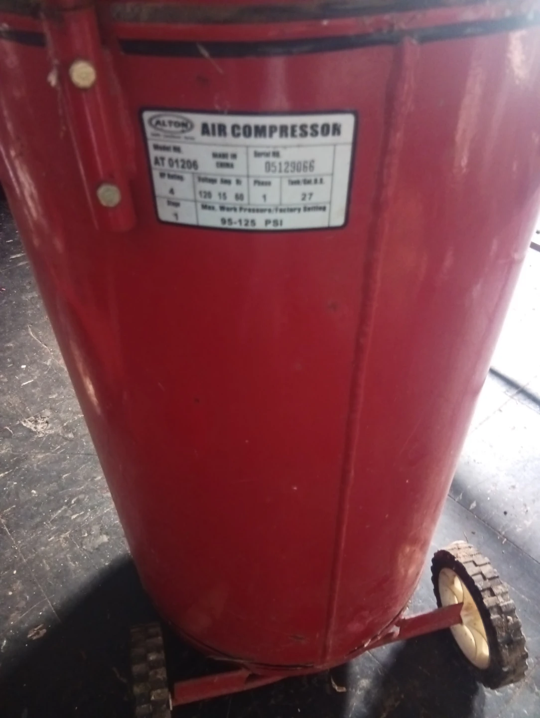 ALTON Air Compressor AT 01206 - photo 2