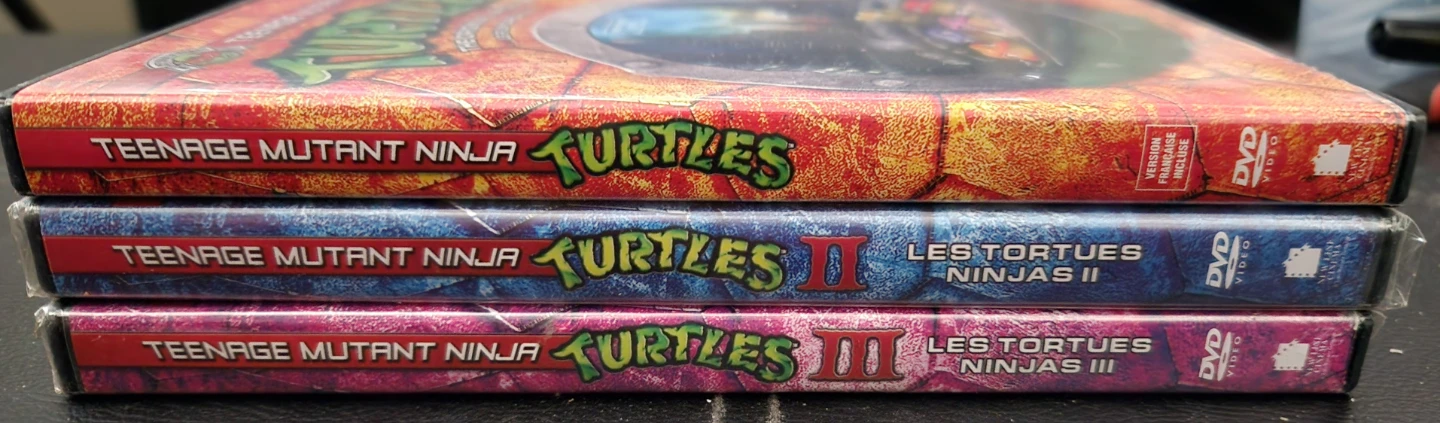 Teenage Mutant Ninja Turtles DVD Trilogy (OG 90s Movies) 🌱