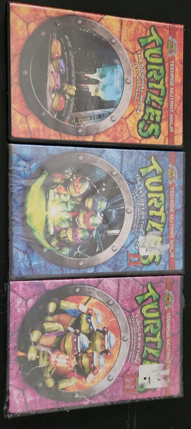 Teenage Mutant Ninja Turtles DVD Trilogy (OG 90s Movies) 🌱 - photo 2