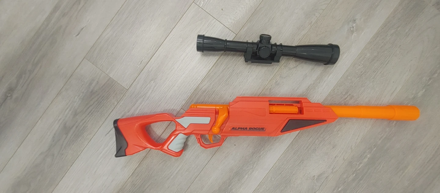 Alpha Rogue Toy Rifle with Scope and Darts - photo 3