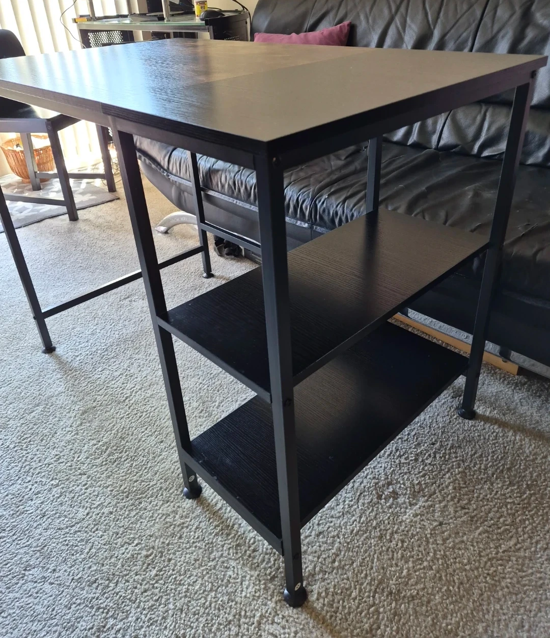 Two-Tone Desk with Shelving - photo 2