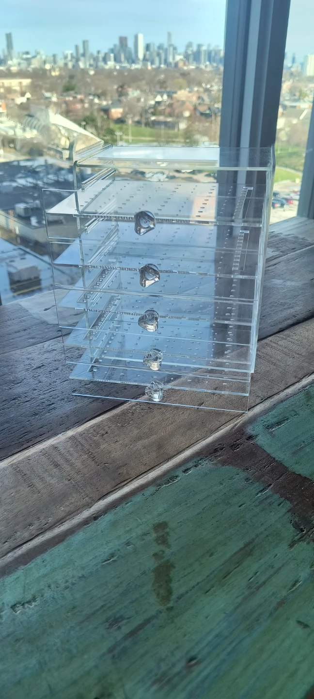 Clear Acrylic 5-Drawer Organizer - photo 5