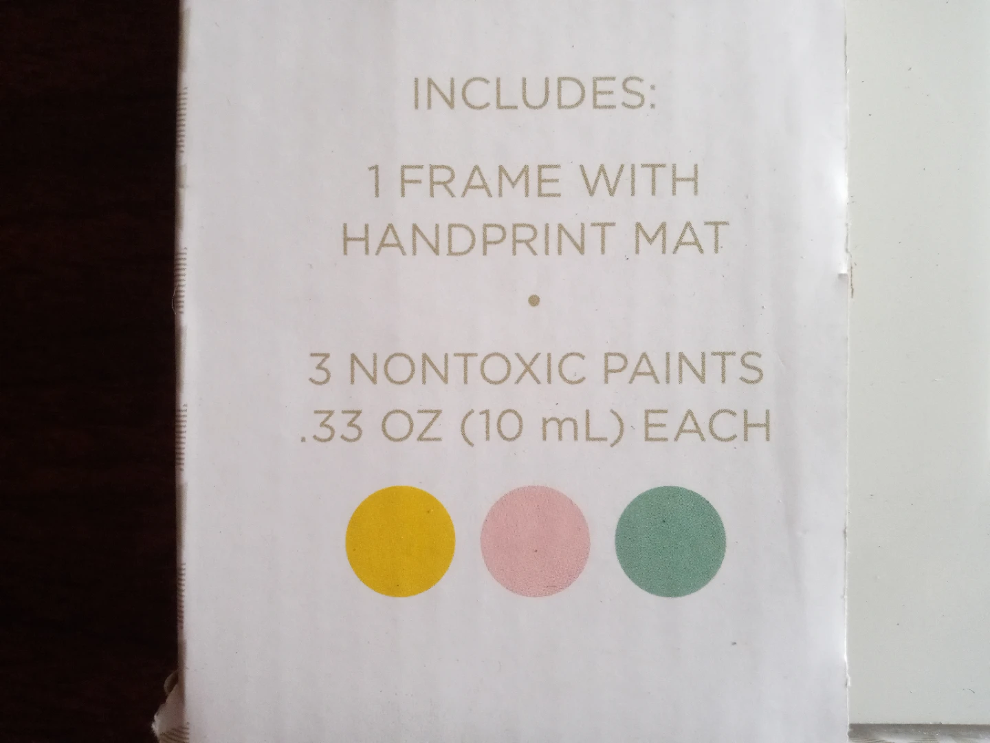 Hallmark Family Handprint Frame Kit with 3 Nontoxic Paints - photo 3