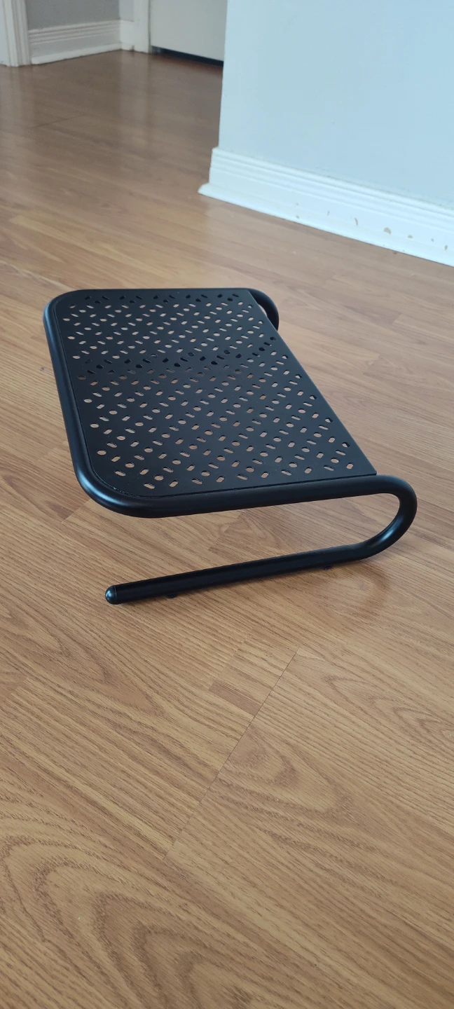 Black Metal Monitor Stand - photo 3