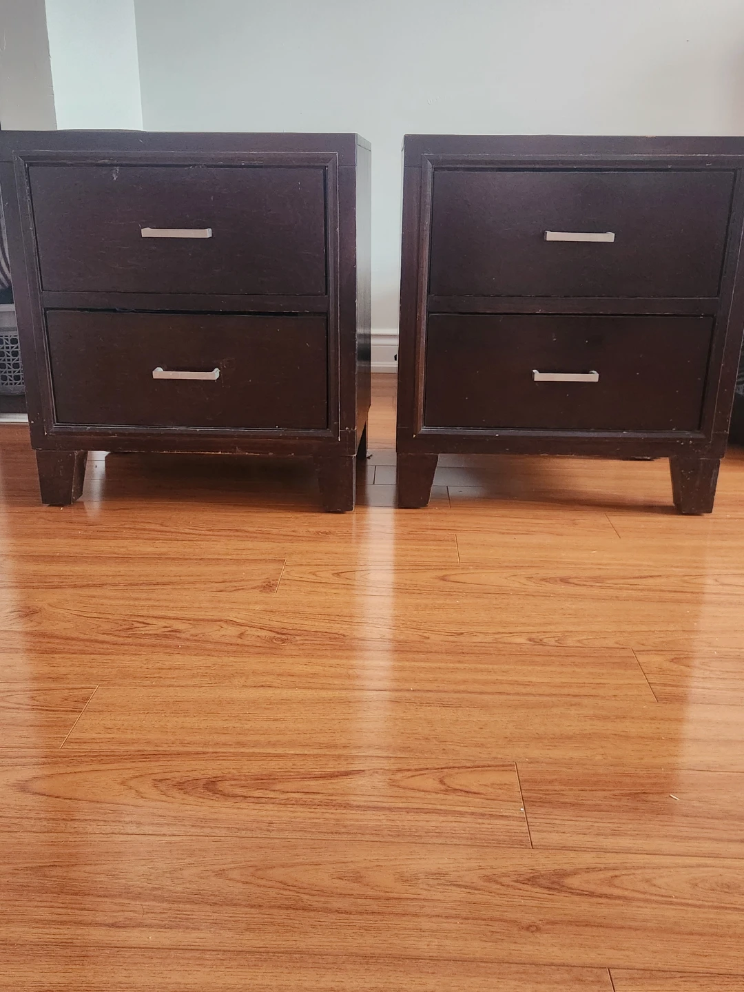 $70...Dark Brown 2-Drawer Nightstand - photo 5