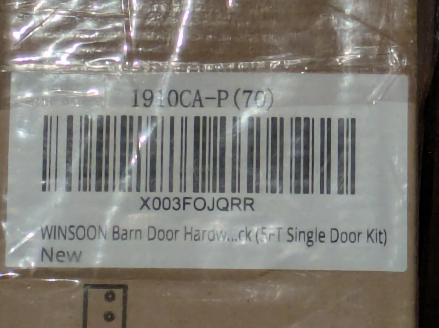 New WINSOON Barn Door Hardware Kit for Single Sliding Door - photo 3