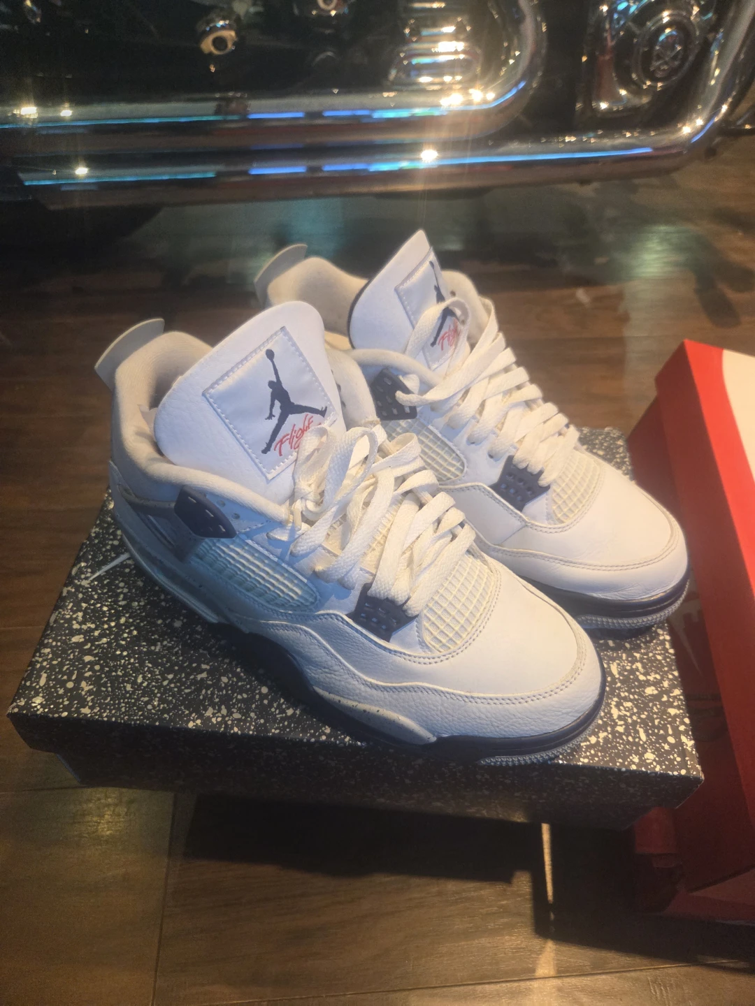 Air Jordan 4 White Cement