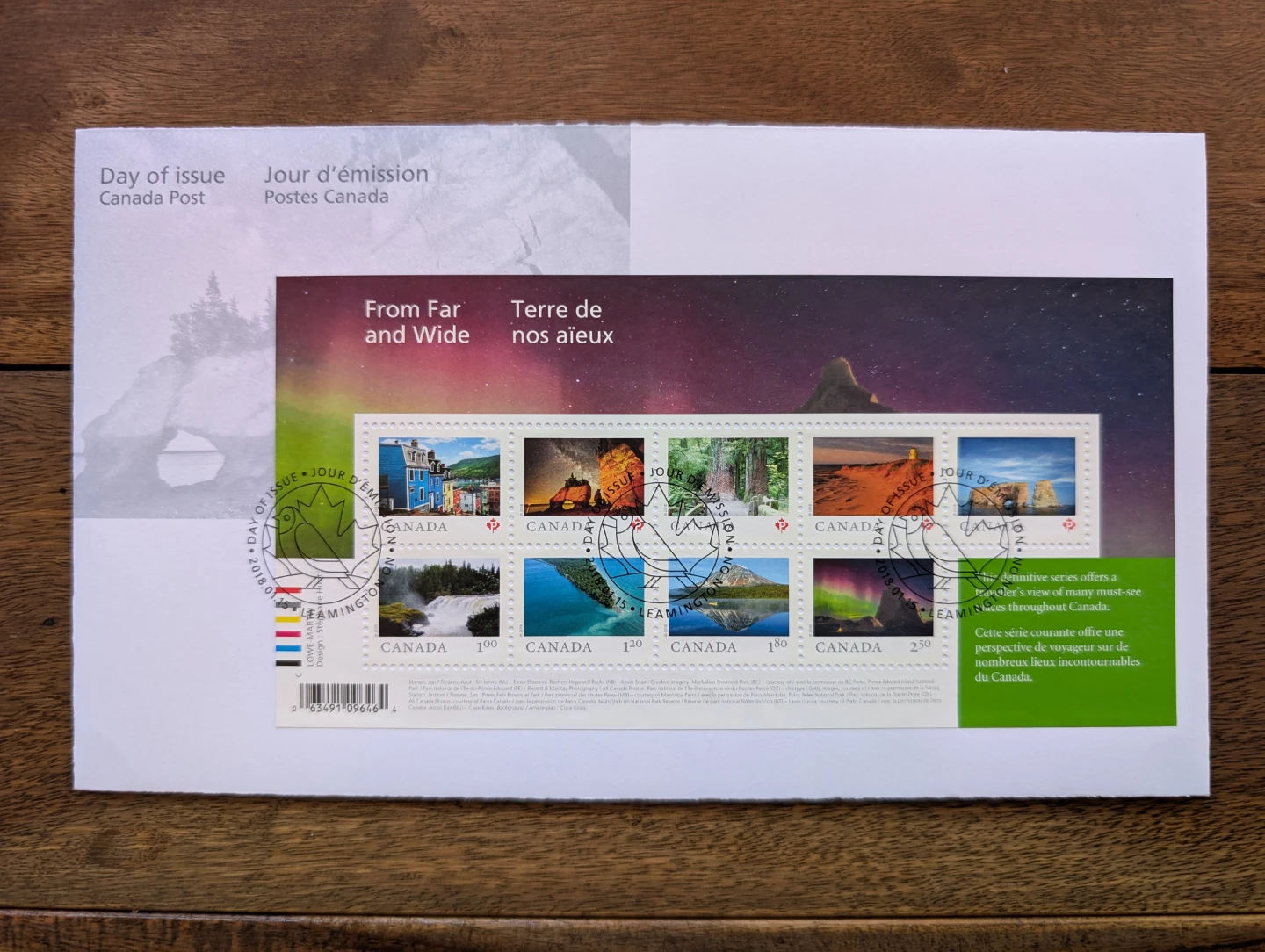 Canada Post From Far and Wide Stamps First Day Cover 2018