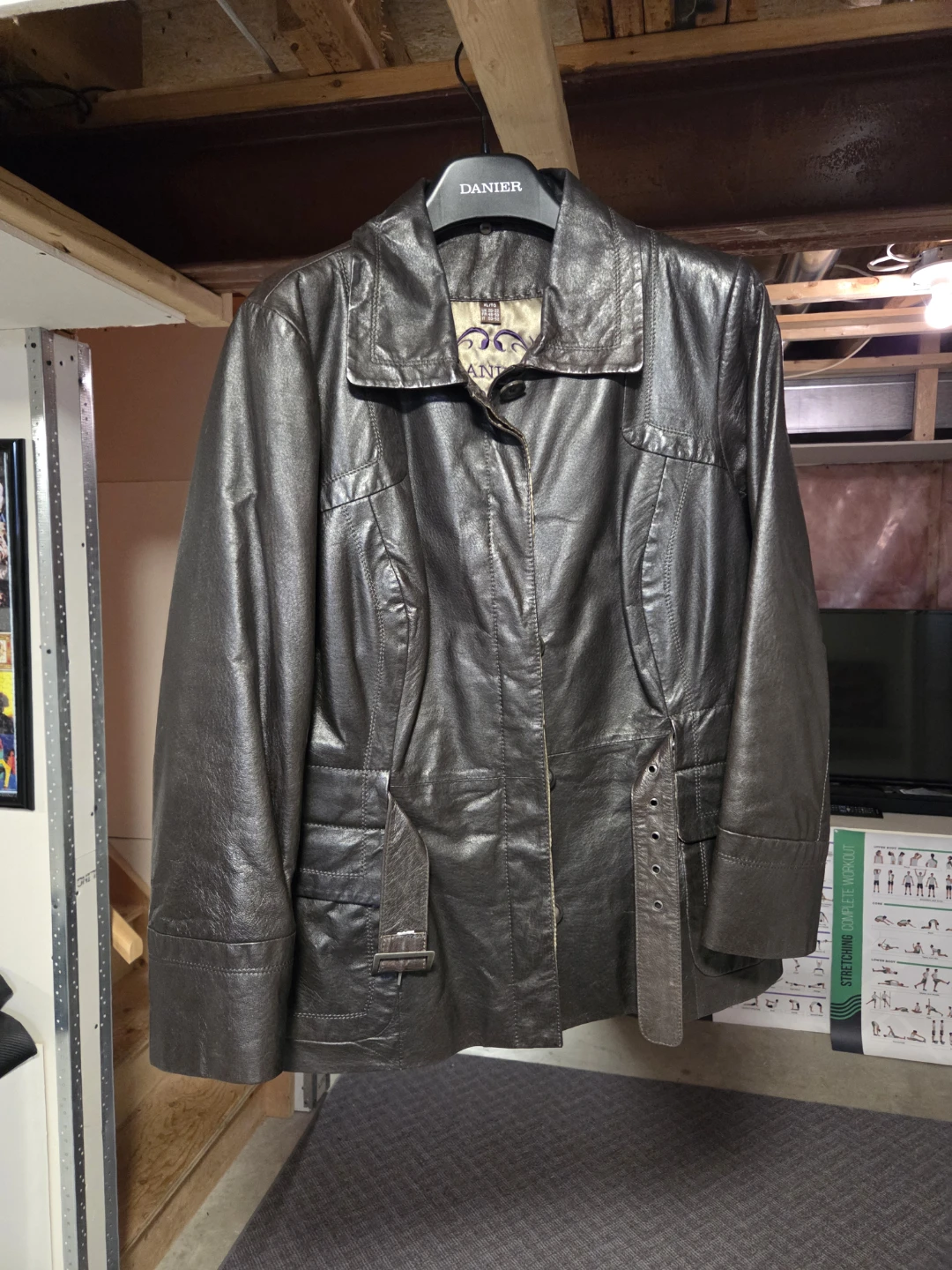 Women's XL leather jacket