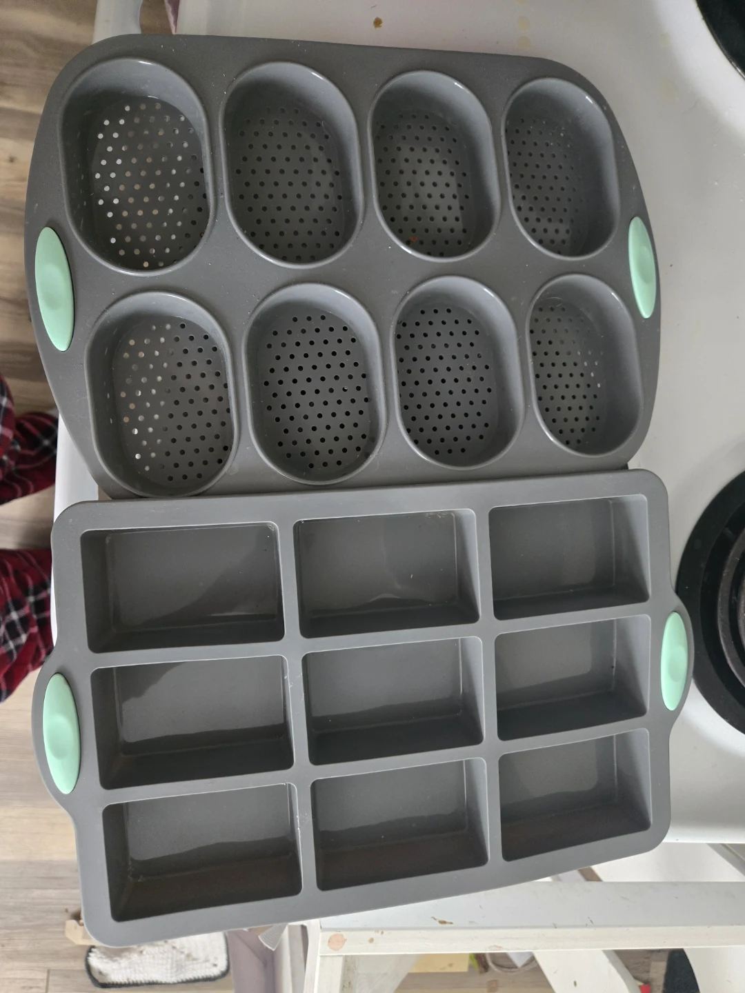 Silicone baking trays 🌱