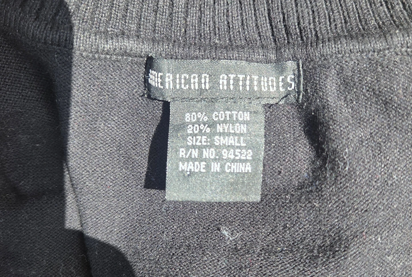 American Attitudes Black Turtleneck Dress - Small - photo 4