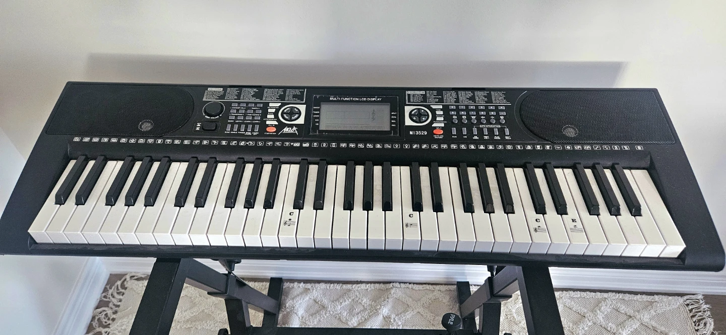 Aklot MI3529 61 Key Electronic Keyboard with Stand - photo 2