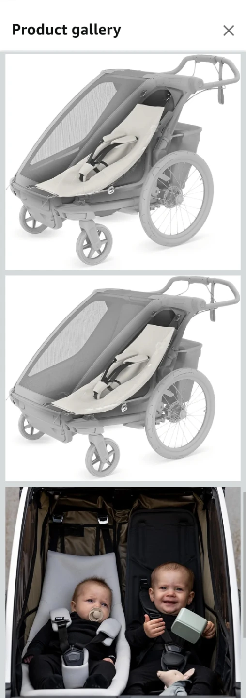 👶 Brand New Thule Chariot Infant Sling – Gray 👶 - photo 4
