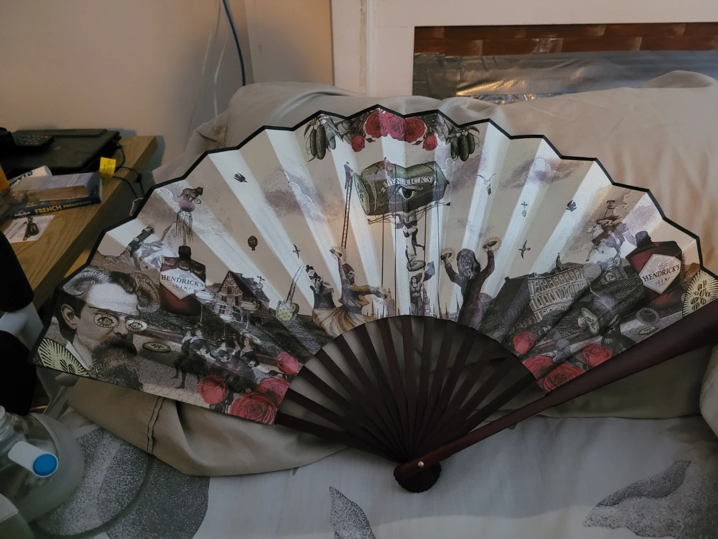 Wooden Papery Fan - photo 2