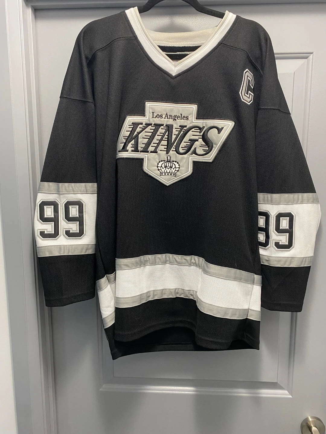 CCM Vintage Los Angeles Kings Gretzky 99 Hockey Jersey Size 50